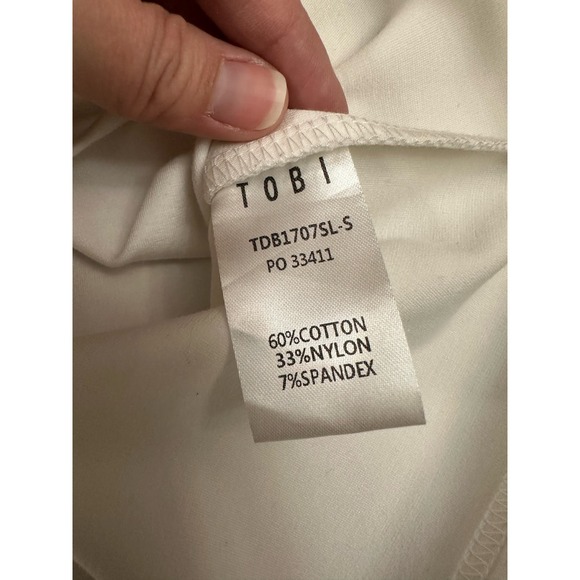 Tobie Bodycon‎ White Open Back Mini Dress Size S - Picture 7 of 7